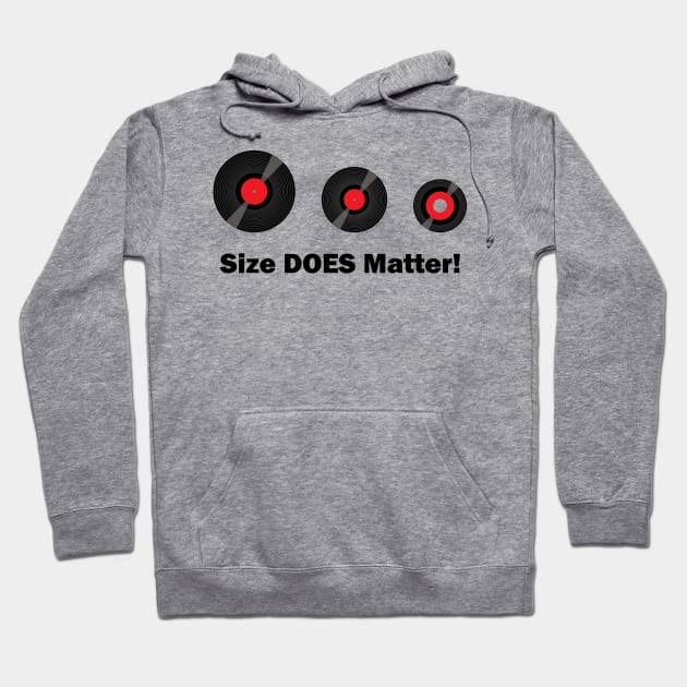 Size DOES Matter! (dark) Hoodie by Grafixfreak